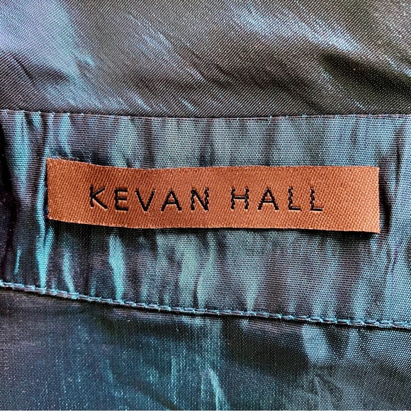 KEVAN HALL 💕Couture Designer. BEAUTIFUL Rich Emerald Green / Teal Blouse 💕8 🌸 - Picture 13 of 17